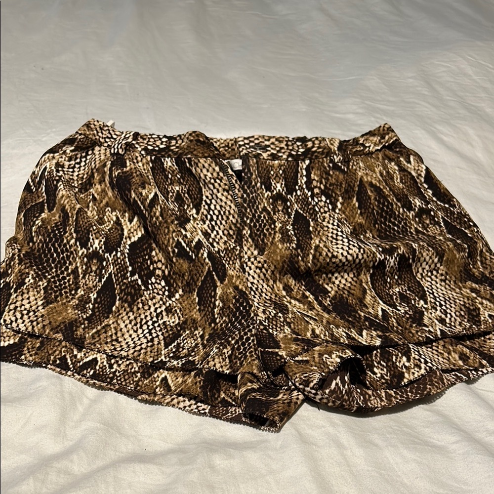 RACHEL Rachel Roy High Waist Brown Tan Shorts